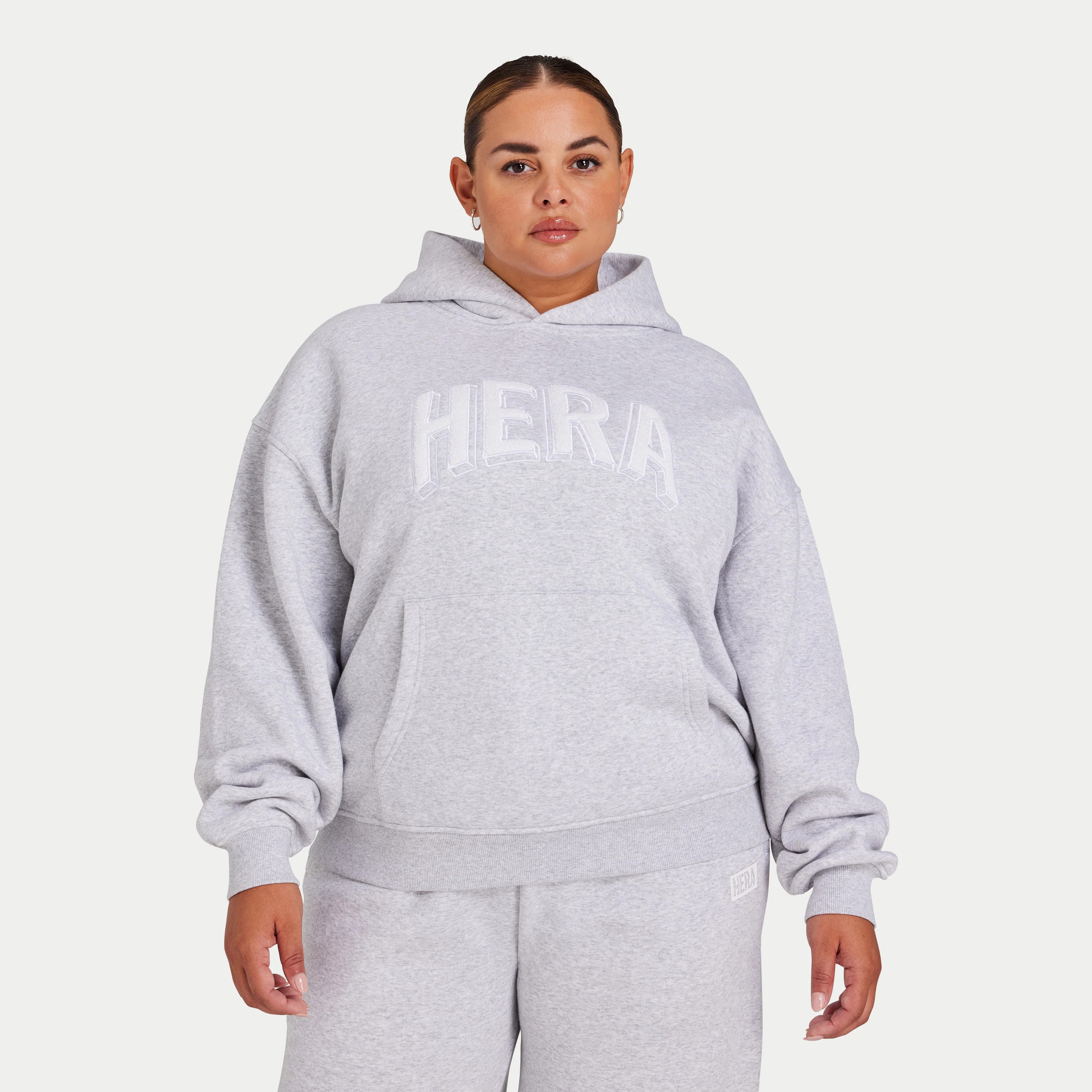 Womens 365 Oversized Hoodie - Grey Marl | HERA Clothing | HERA Clothing