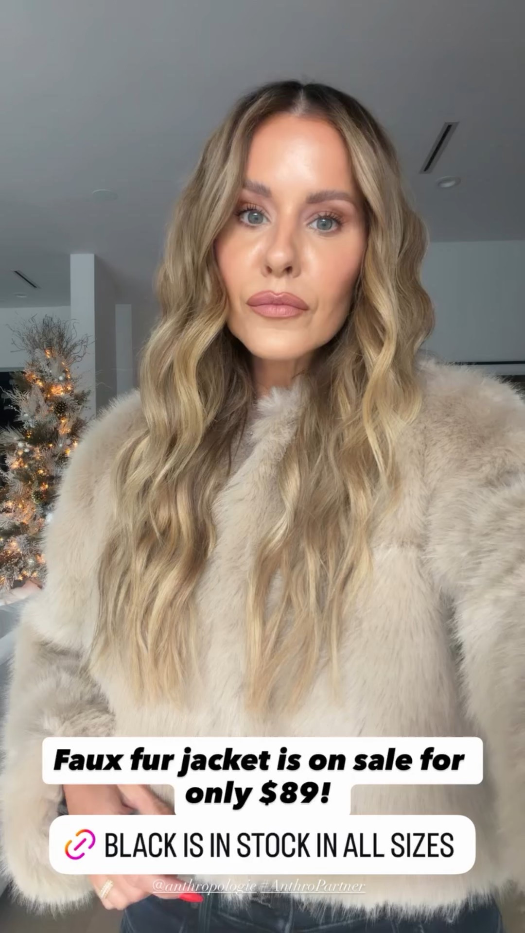 Faux fur jacket is on sale for only $89!  @anthropologie #AnthroPartner // Sand color is almost sold out but black is fully in stock! I’m wearing a medium 

#LTKGiftGuide #LTKHoliday #LTKFindsUnder100