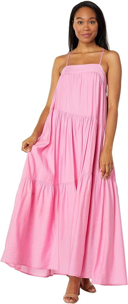 MOON RIVER Woven Tiered Maxi Dress | Amazon (US)