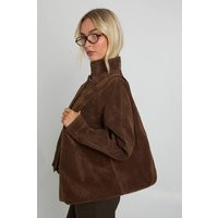 Womens Faux Suede Tote Bag - Brown - One Size | boohoo (US & Canada)