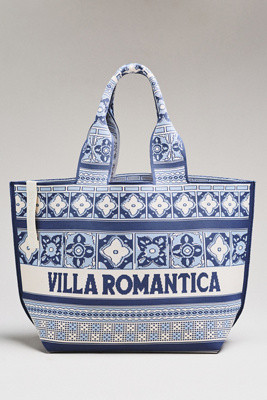 ALÉMAIS Villa Romantica Jacquard Maxi Tote Bag | Anthropologie (US)