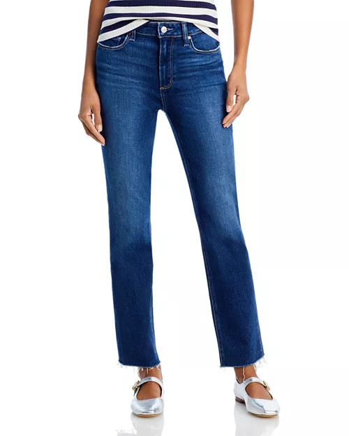 PAIGE Cindy High Rise Ankle Straight Jeans | Bloomingdale's Women | Bloomingdale's (US)