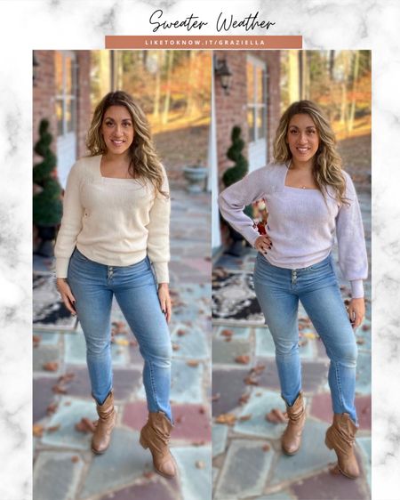 Sweater Weather🍂 These are the cutest, coziest, most flattering sweater that I had to get it in two colors.. but it comes in many others! #sweaterweather #ltkfall #falloutfits

https://liketk.it/3U3WR

#LTKSeasonal #LTKstyletip #LTKunder100