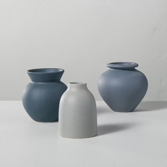 3ct Assorted Ceramic Bud Vase Set - Hearth & Hand™ with Magnolia | Target