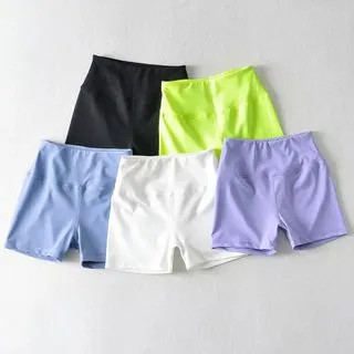 Plain Biker Shorts | YesStyle Global