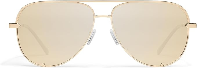 High Key Aviator Sunglasses by Quay | Amazon (US)