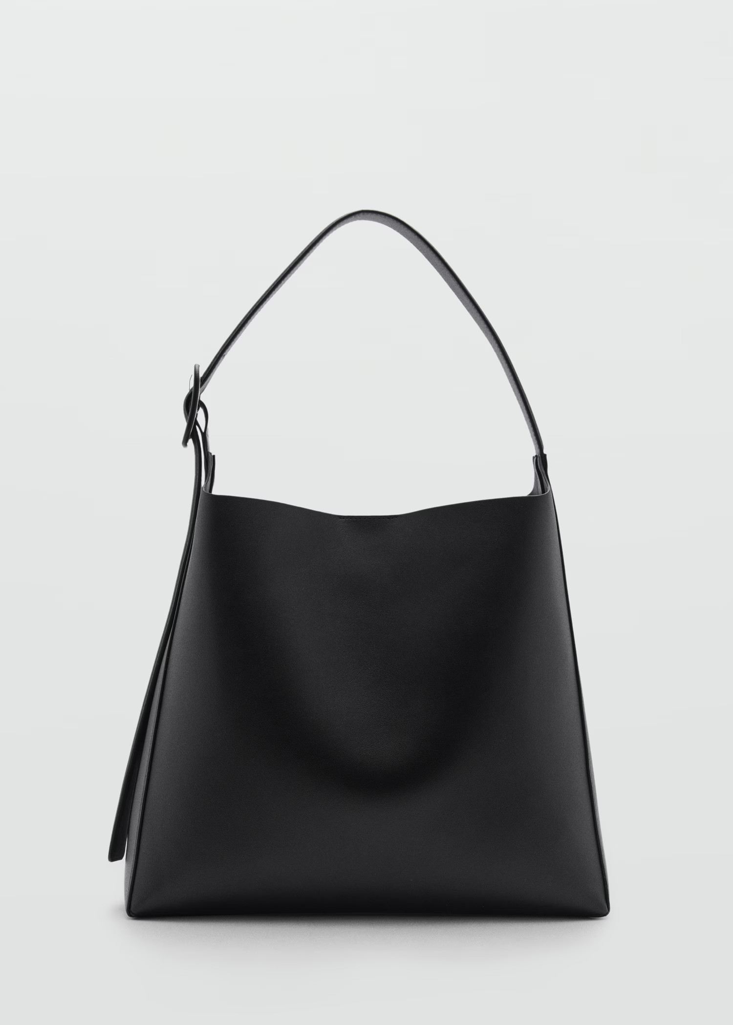 Shopper bag with buckle - Women | MANGO USA | Mango (US/MX/AU)