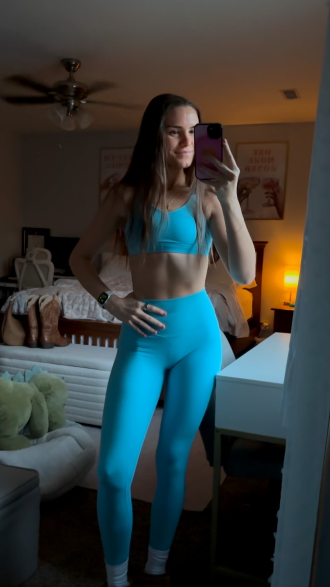 Small in both leggings and bra top! 
Use code: SPEIGHT for 20% off! 

https://amphiva.com/products/form-leggings 

#LTKFitness #LTKActive #LTKFindsUnder100