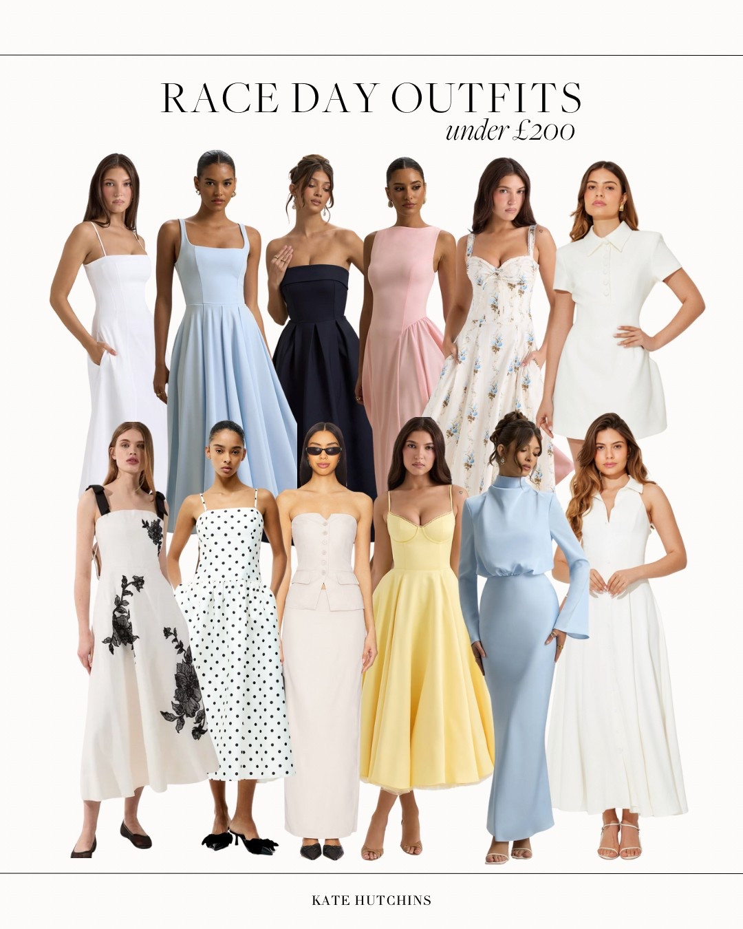 Race day dresses under £200 🤍 featuring elegant, feminine styles from Oddmuse, House of Cb, Club L and more. Think flattering fits, classic cuts, and just the right amount of drama—ideal for the races, weddings, or any special occasion this season.

#LTKdresses #LTKsummer