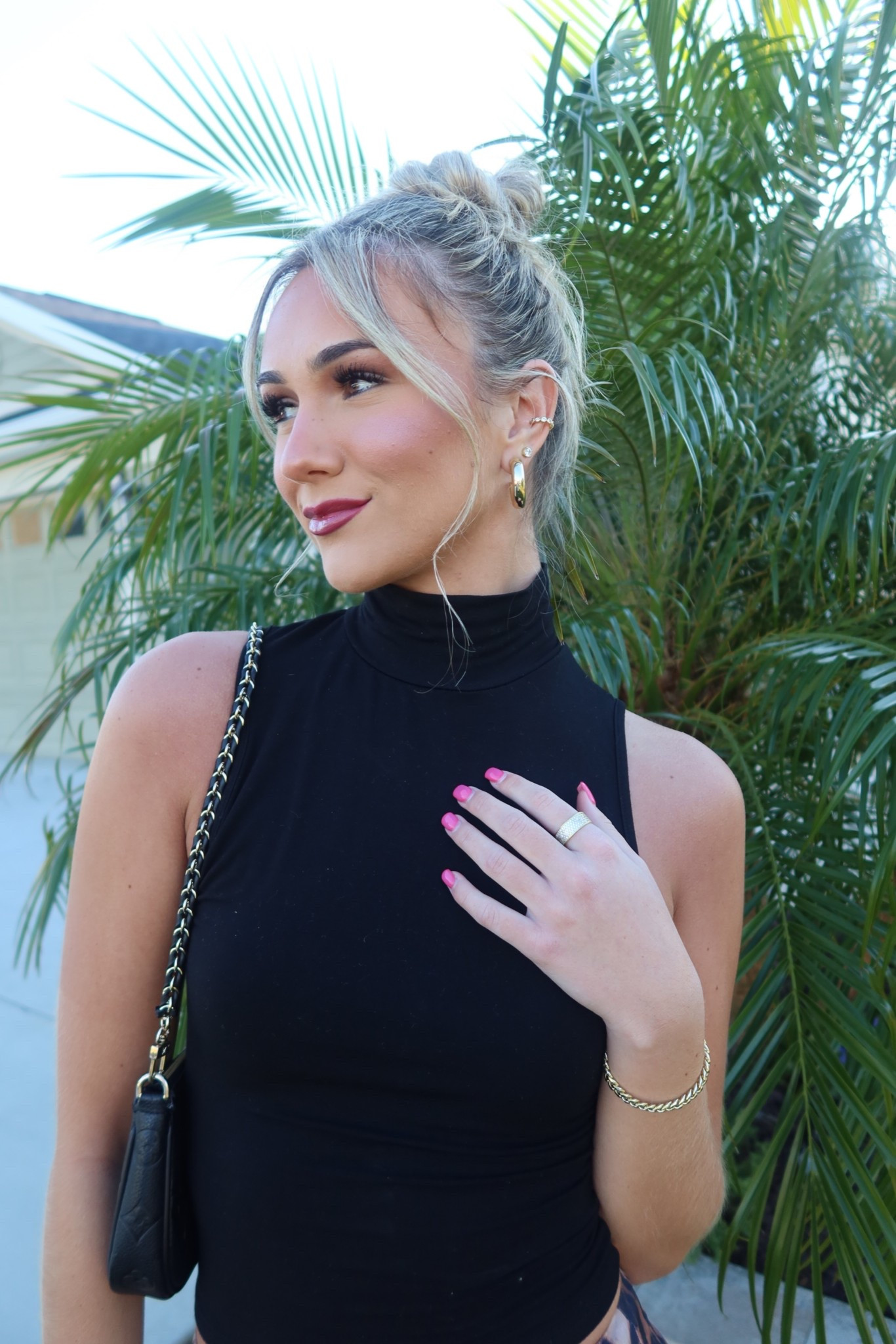 wearing all melinda maria jewelry! use code: ALYSSAM to save $ 