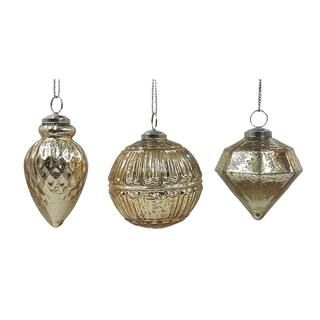 Assorted 4" Gold Glass Ornament by Ashland® | Michaels Stores