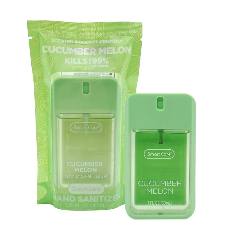 Smart Care Compact Travel Essentials Hand Sanitizer Spray, Cucumber Melon, 1 oz | Walmart (US)