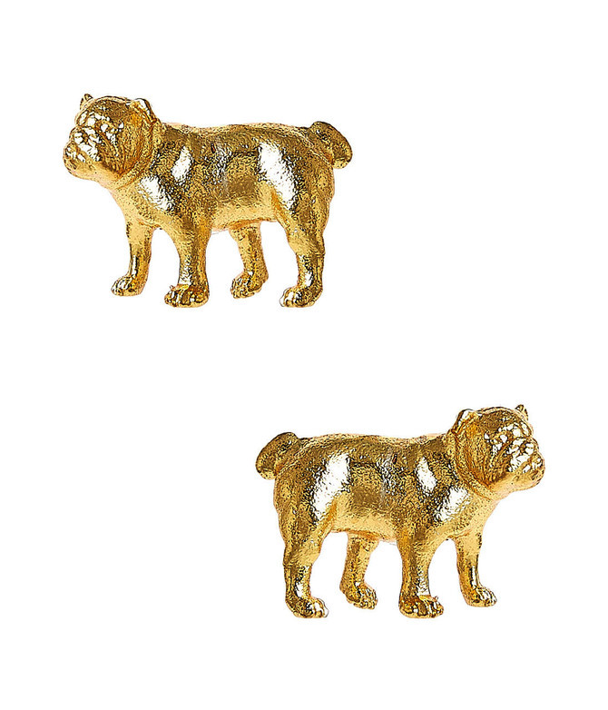 Bulldog Stud - Gold Earring | Lisi Lerch Inc
