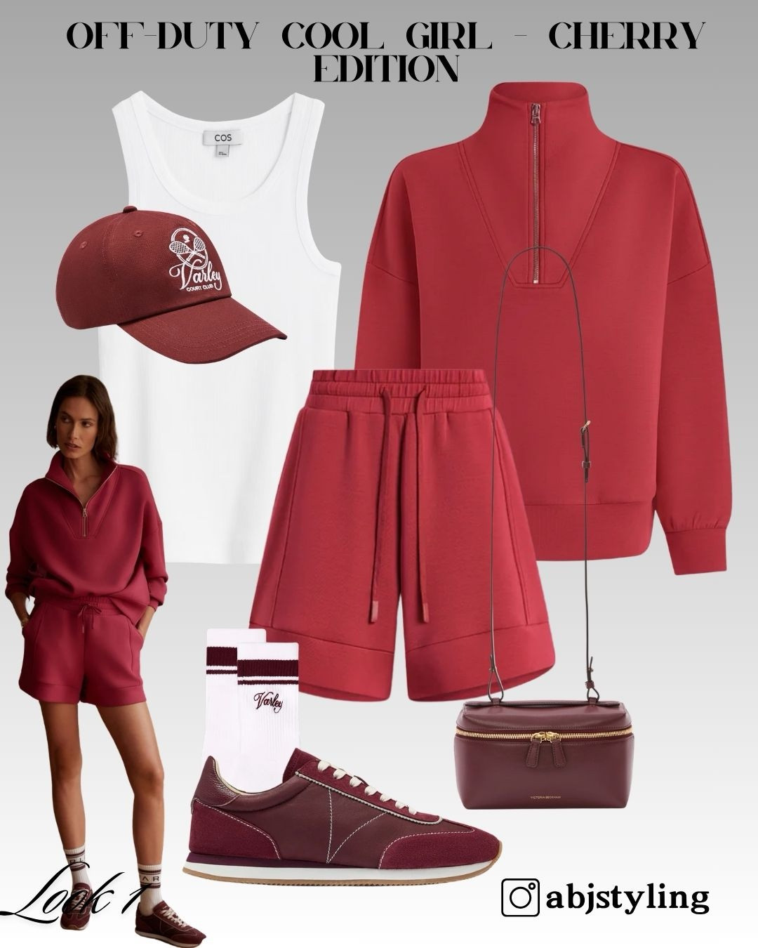 Off-duty but still styled 🍒
This is the kind of look that always works for weekends.

Styling tip:
Add a cap + matching tones to make a sporty set feel intentional, not lazy.

#LTKspring #LTKuk #LTKstyletip