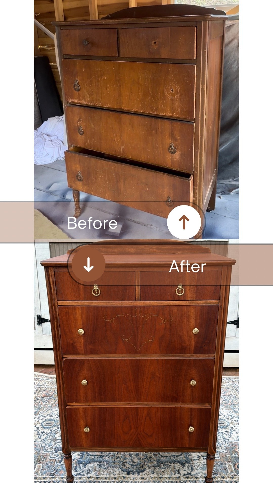 Found this dresser on the side of the road on trash day! Luckily picked it up just in same to save it from the landfill  

#LTKHome