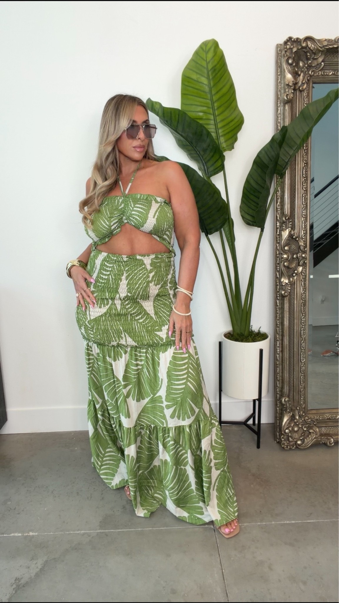 The perfect and most flattering summer or vacation outfit. 

Dress size L (stretchy)

#LTKOver40 #LTKootd #LTKMidsize