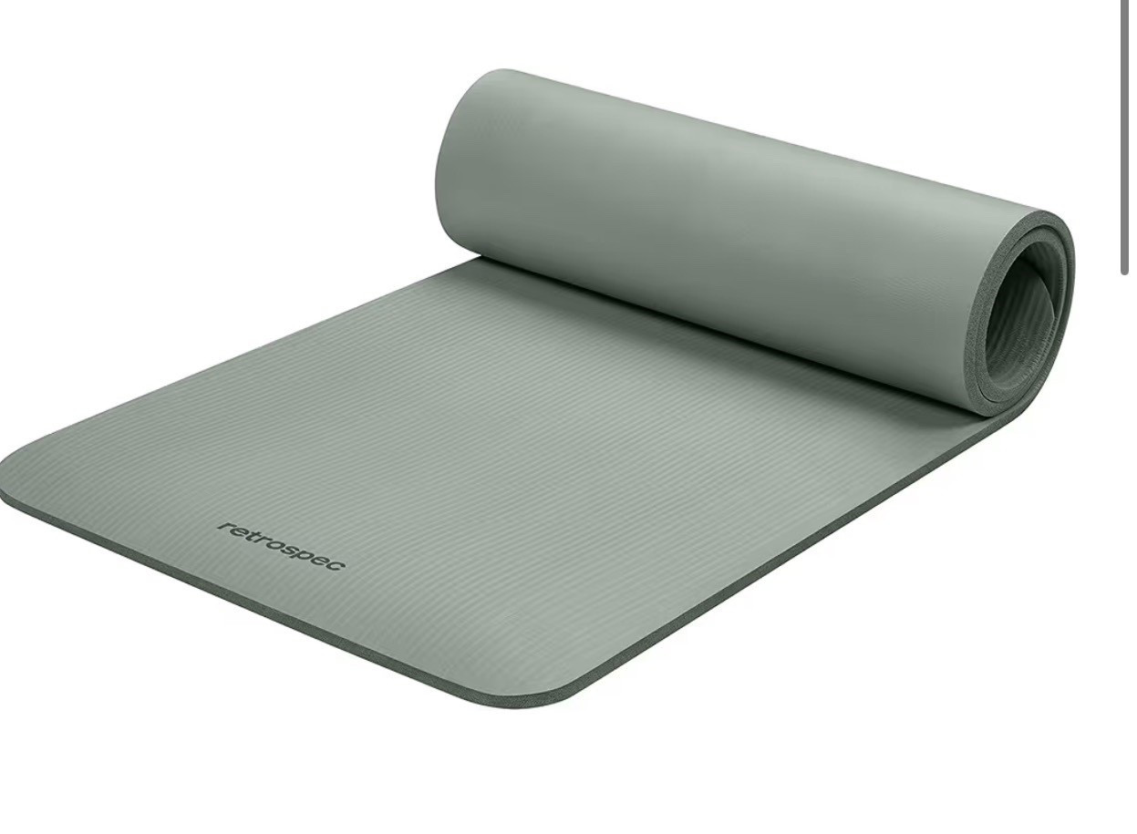 Retrospec Solana Yoga Mat Thick 1/2in Non-Slip Workout Mat with Nylon Strap - 72x24in Exercise Mat for Pilates, Stretching & Fitness - BPA Free, Easy Clean

#LTKdayinmylife #LTKfitnessgoals #LTKselfcare