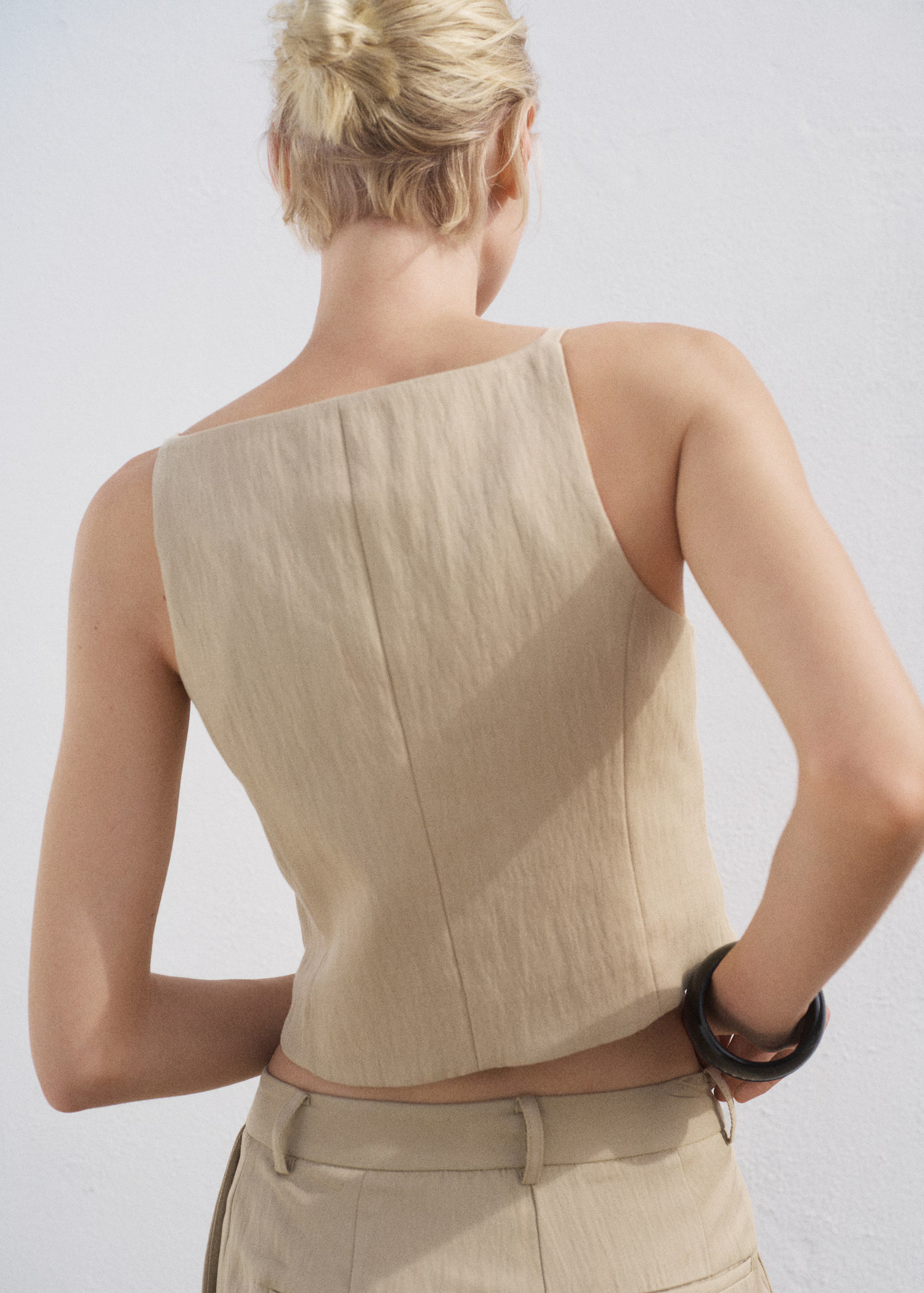 Lyocell suit vest - Women | MANGO USA | Mango (US/MX/AU)