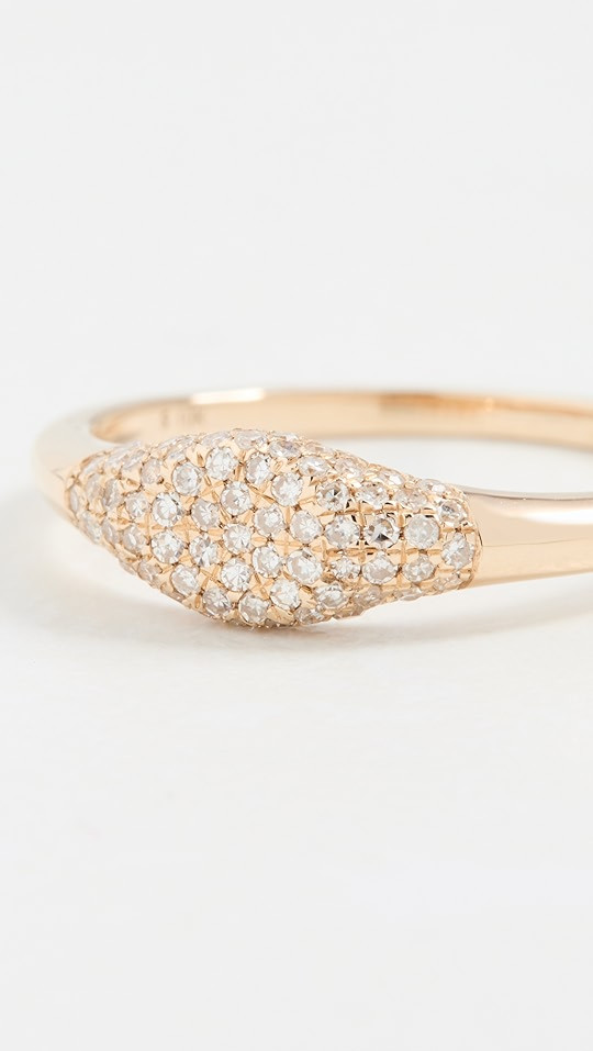 Sparkle Mini Signet Ring | Shopbop