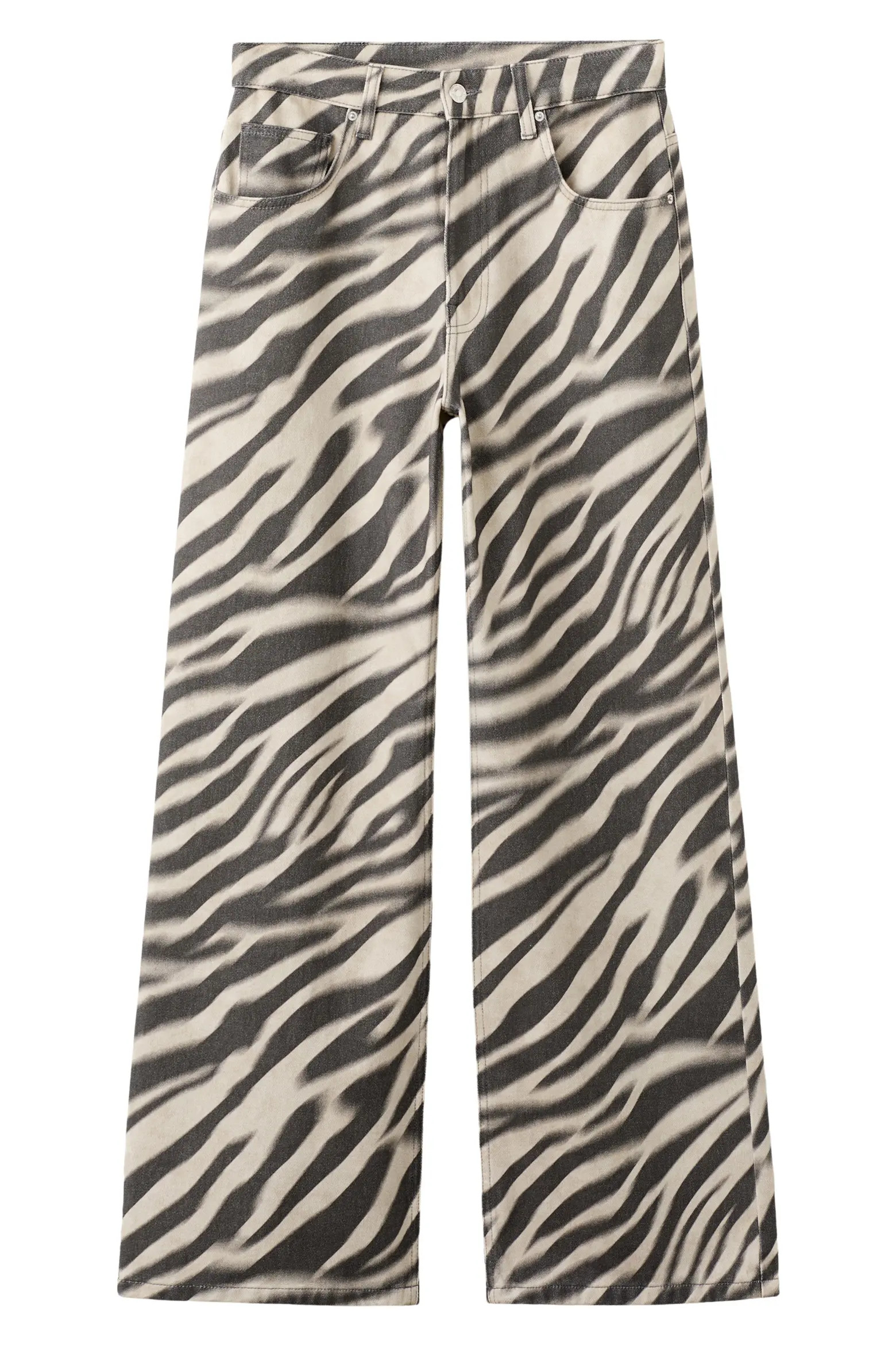 Zebra Print Straight Leg Jeans (Women) | Nordstrom | Nordstrom