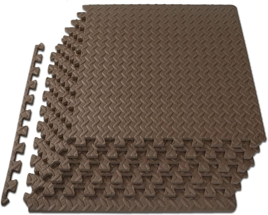 ProsourceFit Puzzle Exercise Mat ½ in, EVA Interlocking Foam Floor Tiles for Home Gym, Mat for H... | Amazon (US)