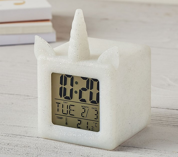 Light Up Unicorn Digital Clock | Pottery Barn Kids