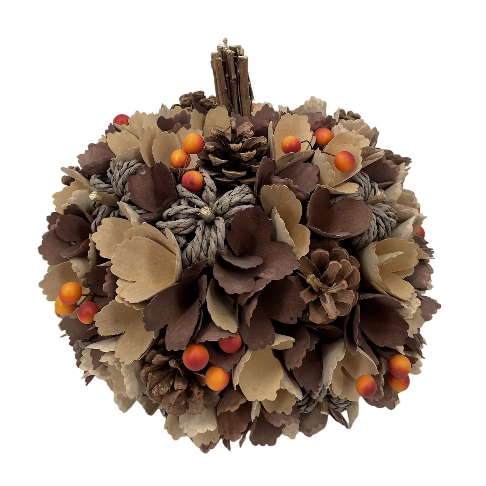 Celebrate Together™ Fall Mixed Wood Curl Pumpkin Table Decor | Kohl's