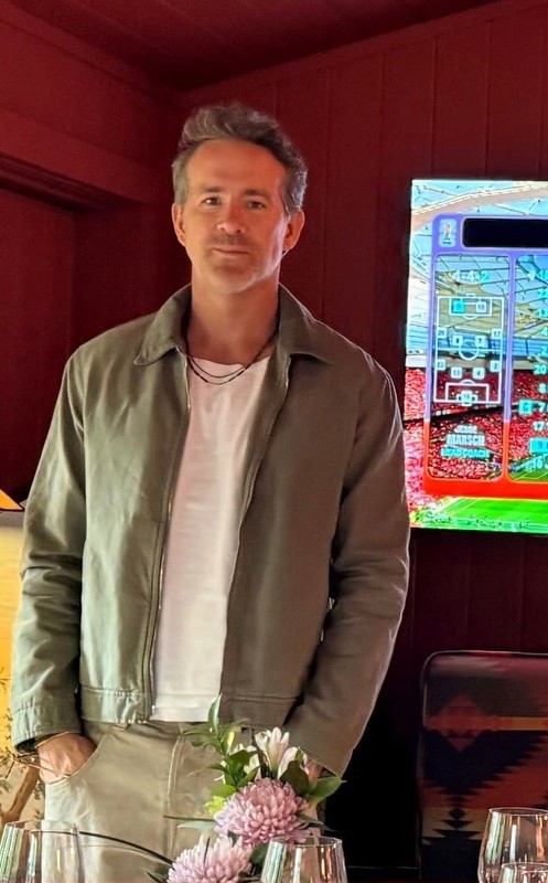 Ryan Reynolds wearing a Corduroy-Trimmed Organic Cotton Coach Jacket from Mr. P. (Mr. Porter exclusive)

#LTKOver40 #LTKMens #LTKootd