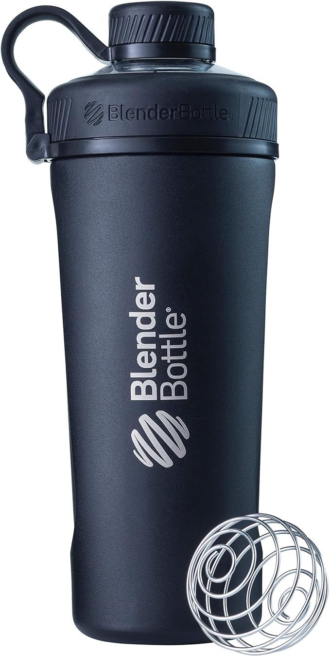 BlenderBottle Radian Insulated Stainless Steel Shaker Bottle, 26- Ounce, Matte Black | Amazon (US)