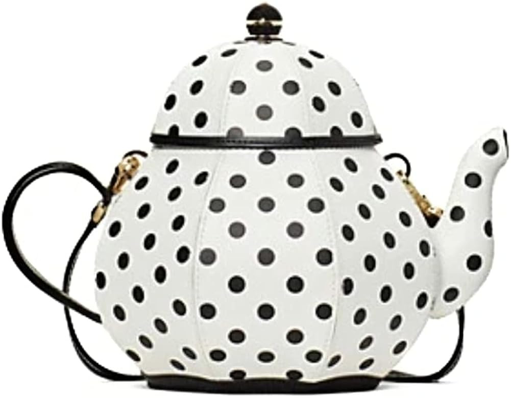 Kate Spade Alice in Wonderland Tea Pot Party Teapot Polka Dot Crossbody Bag | Amazon (US)