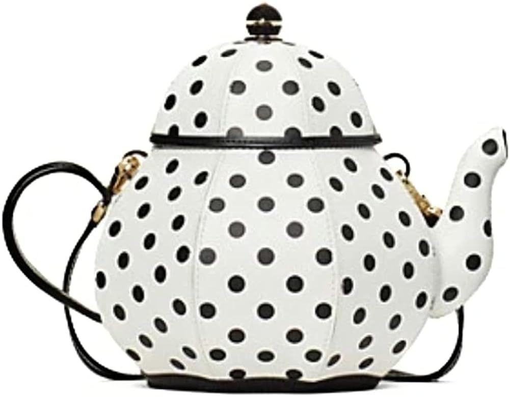 Kate Spade Alice in Wonderland Tea Pot Party Teapot Polka Dot Crossbody Bag | Amazon (US)