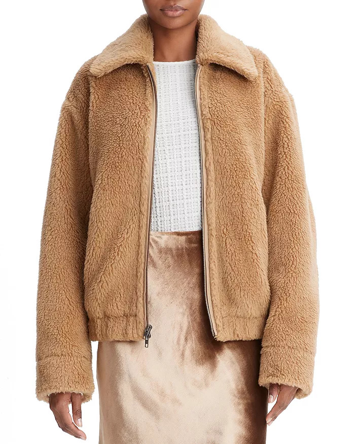 Faux Shearling Bomber Jacket | Bloomingdale's (US)