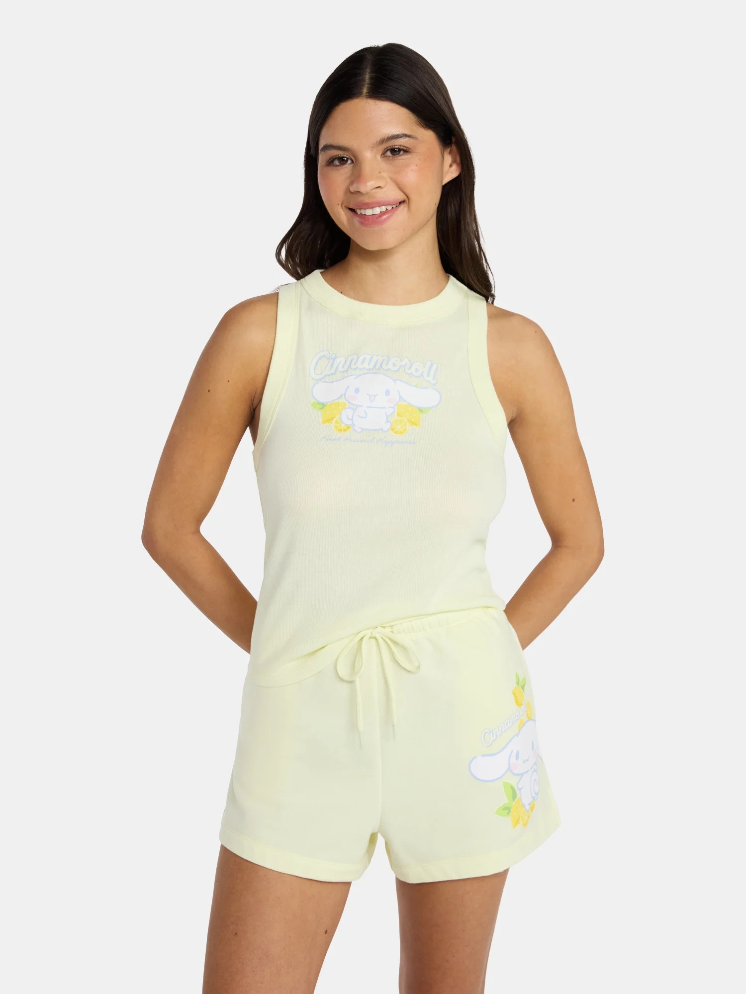 Hello Kitty Cinnamoroll Women's Graphic Tank Top and Shorts Set, 2-Piece, Sizes XXS-XXL | Walmart (US)