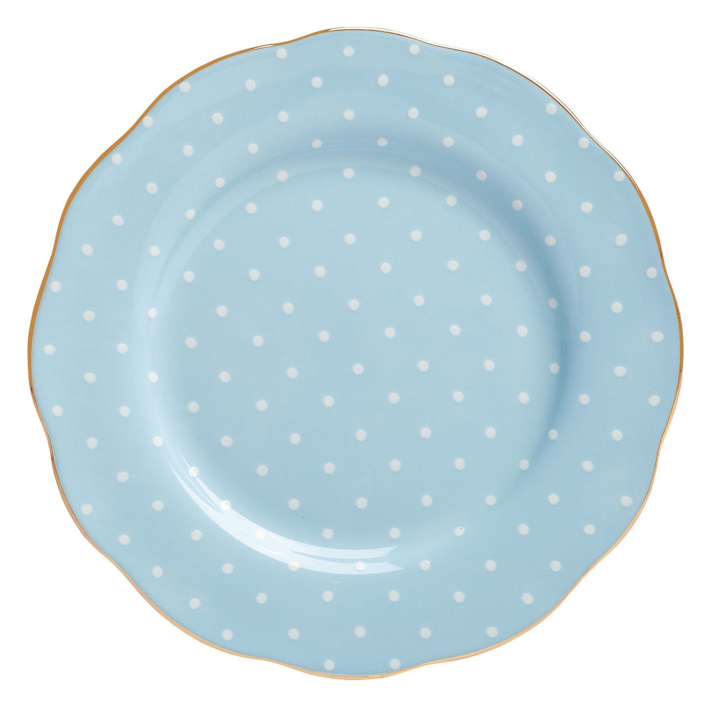 Royal Albert Polka Blue Vintage Salad Plate | Royal Albert | Wedgwood