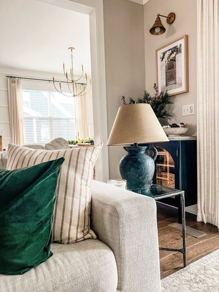 Forever one of my favorite cozy corners! 

Living room, modern living room, living room corner, corner inspo, corner ideas, transitional living room, neutral sofa, neutral couch, black lamp, ceramic lamp, end table, glass end table, console 

#LTKfamily #LTKhome #LTKstyletip