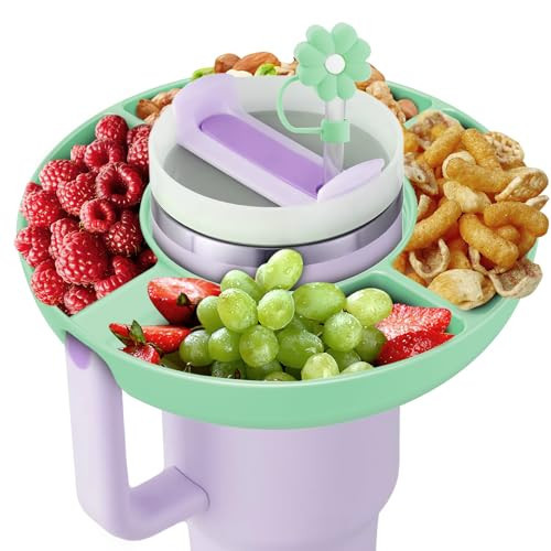 insefocc 2025 Latest model Stanley Cup 30 oz Snack Bowl with Handle, Compatible with Stanley Cup40 oz with Handle, Stanley Accessories, Silicone (teal Snack Bowl) | Amazon (US)