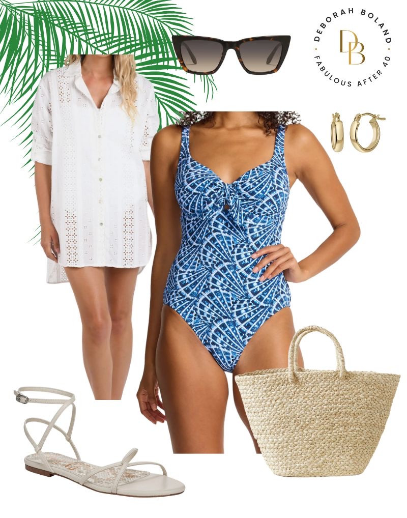 Shells, sunshine, and a swimsuit that actually makes you feel good. 🐚 Over 50 and choosing pieces that fit, flatter, and let me enjoy the moment instead of worrying about it. Confidence really is the best beach accessory.

#LTKSeasonal #LTKootd #LTKOver40