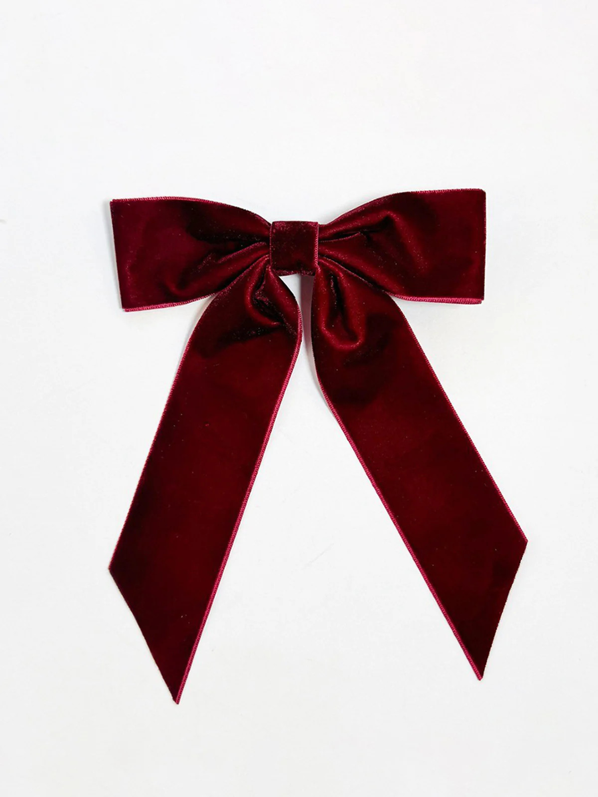 Velvet Bow Hair Clip | Commense