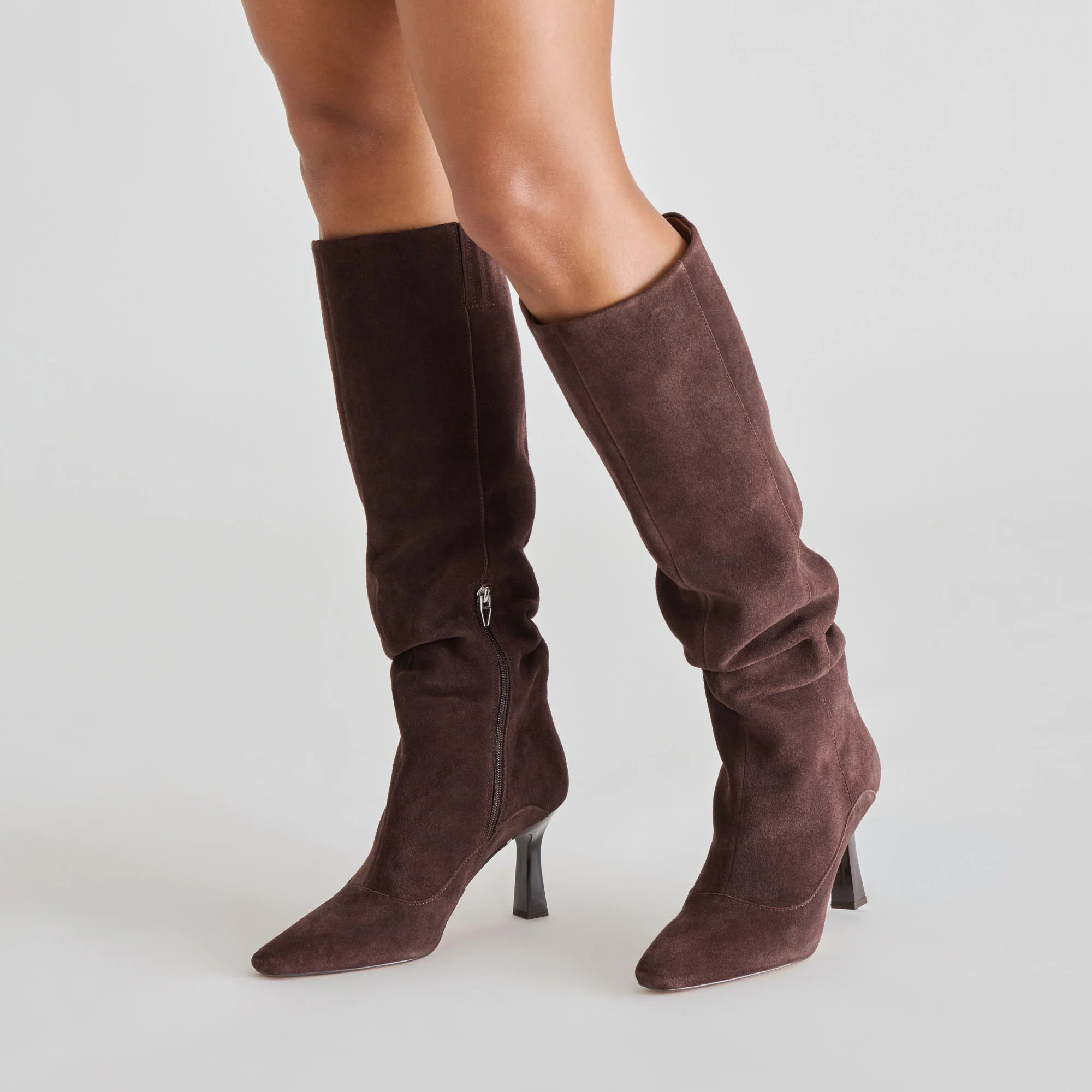 Lousa Mahogany Suede Boots | Dolce Vita | DolceVita.com