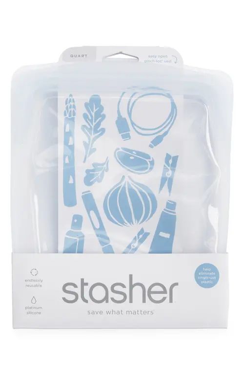 Stasher Clear Quart Reusable Silicone Bag at Nordstrom | Nordstrom