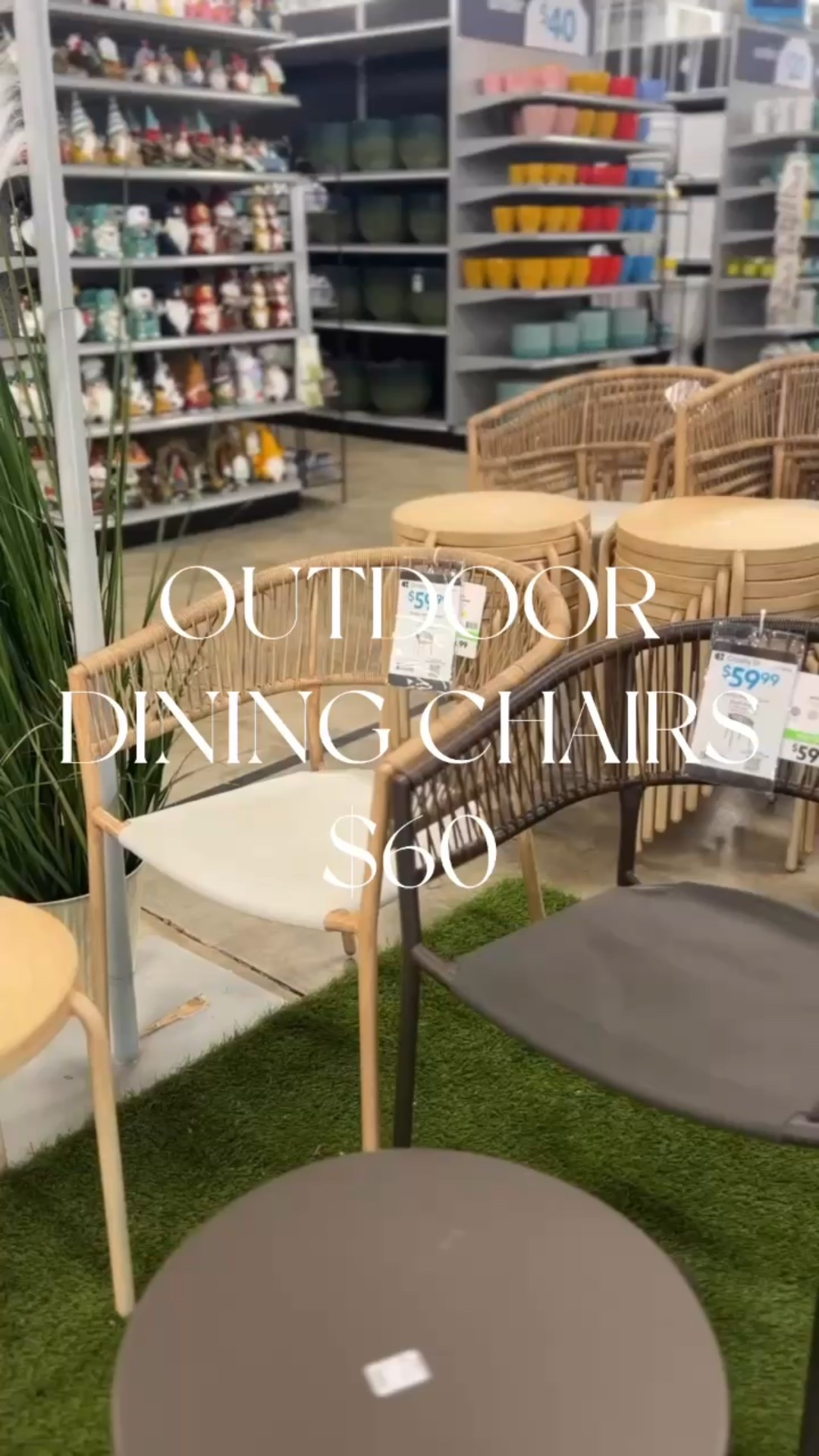 Outdoor dining chairs for $60! Such a good price for these type of chairs. You can add pillows to add some decor. 

#LTKWatchNow #LTKSeasonal #LTKHome