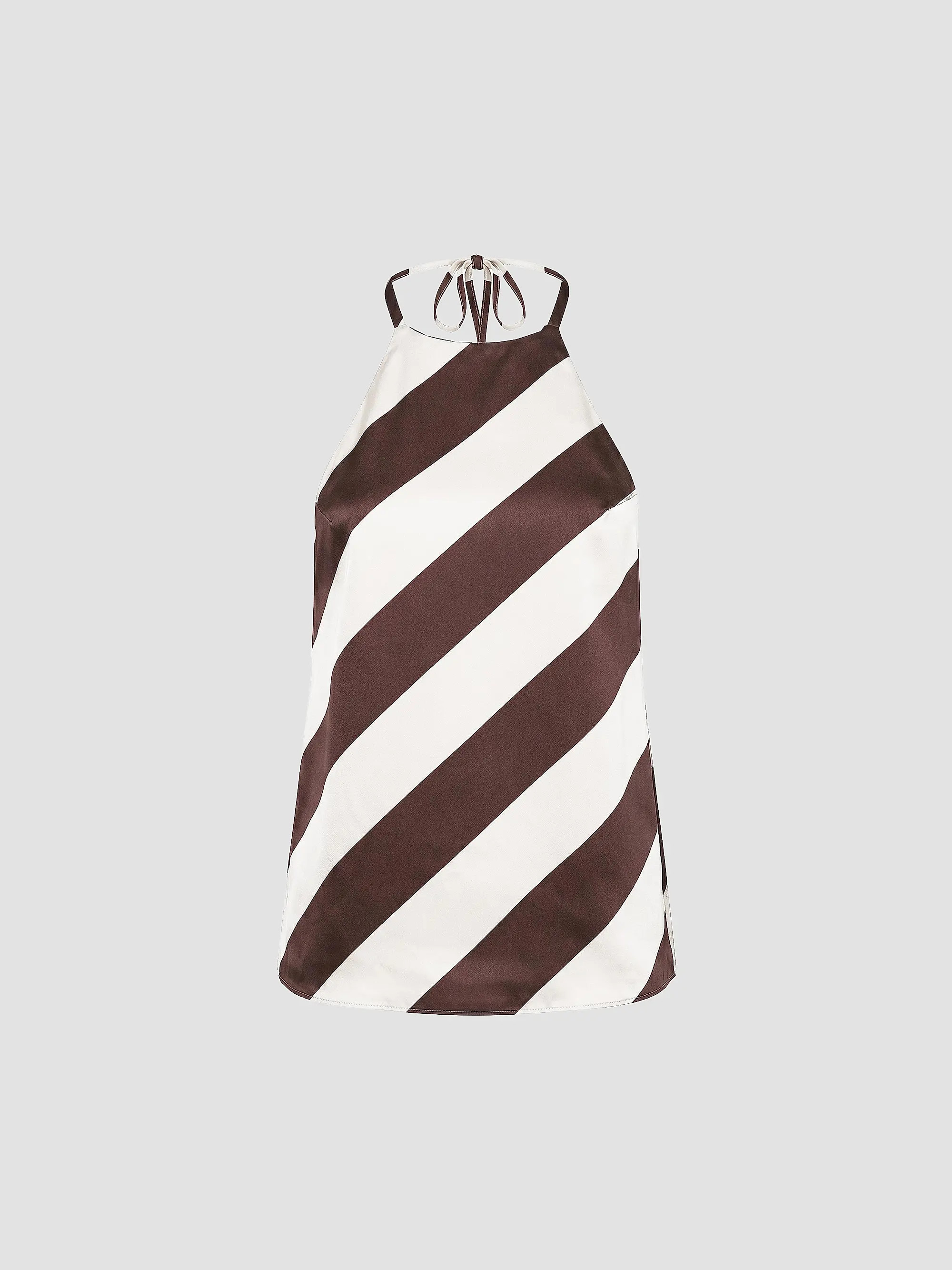 Tilly Striped Satin Halter Top | Saks Fifth Avenue
