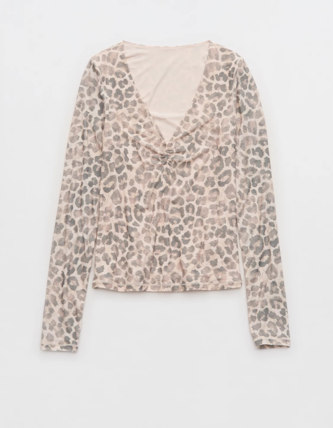 SMOOTHEZ Long Sleeve Ruched Top | Aerie