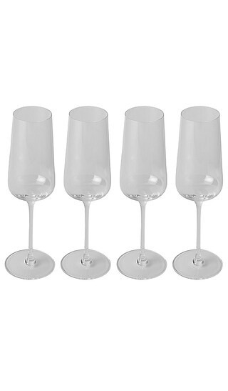 Fable The Flute Glasses Set of 4 in Neutral. | Revolve Clothing (Global)