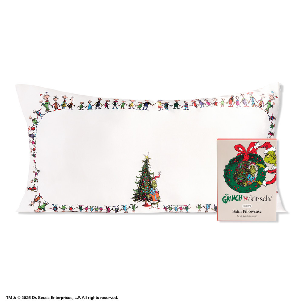 The Grinch x Kitsch King Satin Pillowcase - WhoVille | Ulta