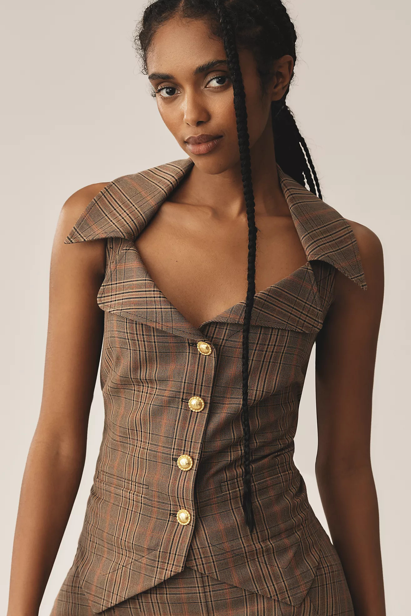 Maeve Collared Vest | Anthropologie (US)