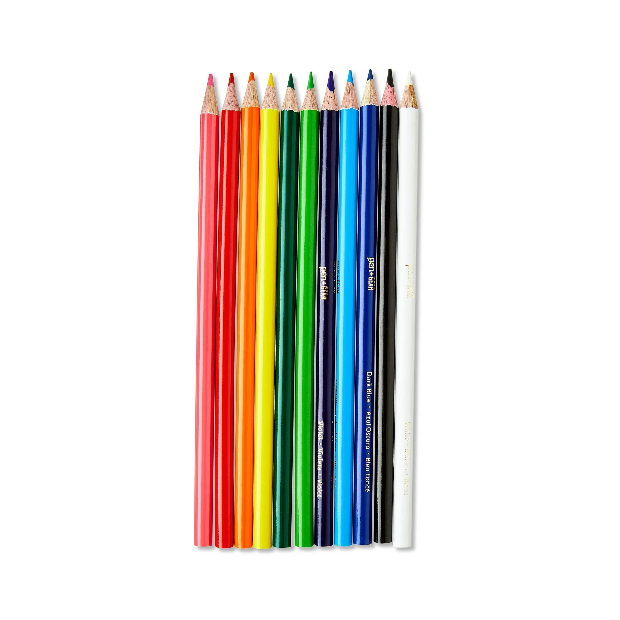 Pen+Gear Sharpened Colored Pencils, 12 Count, Assorted Colors, Great for All Ages | Walmart (US)