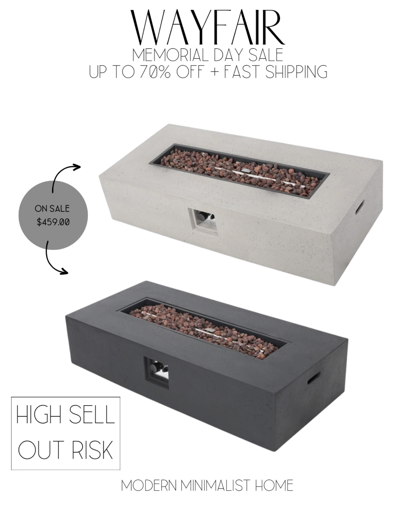 Wayfair fire pits on sale for Memorial Day! 

#LTKSeasonal #LTKsalealert #LTKhome
