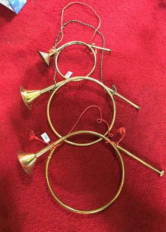 Brass French Horns-3 Sizes-new Vintage Decorative French | Etsy | Etsy (US)