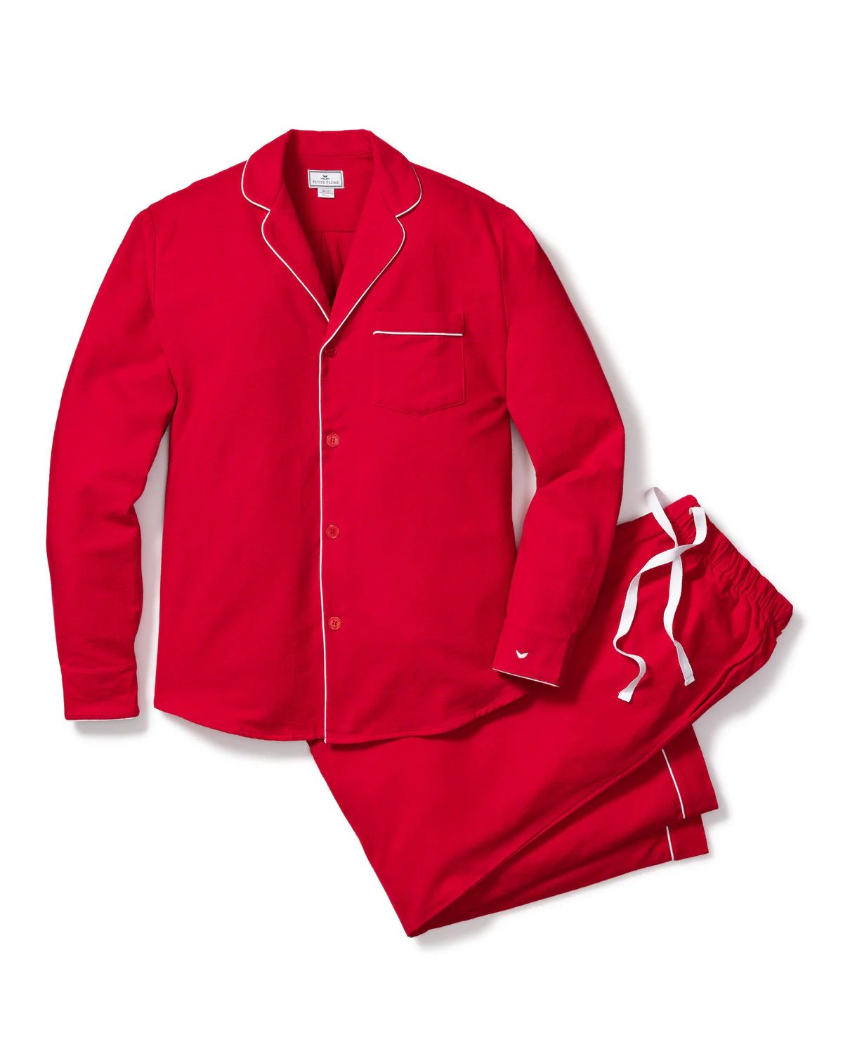 Men’s Red Flannel Classic Pajama Set | Over The Moon